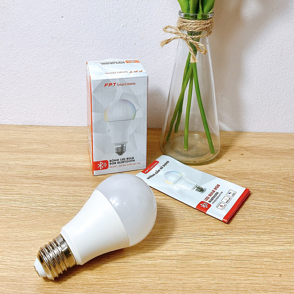  Bóng đèn LED Bulb RGB 9W Bluetooth tròn tại FPT Smart Home