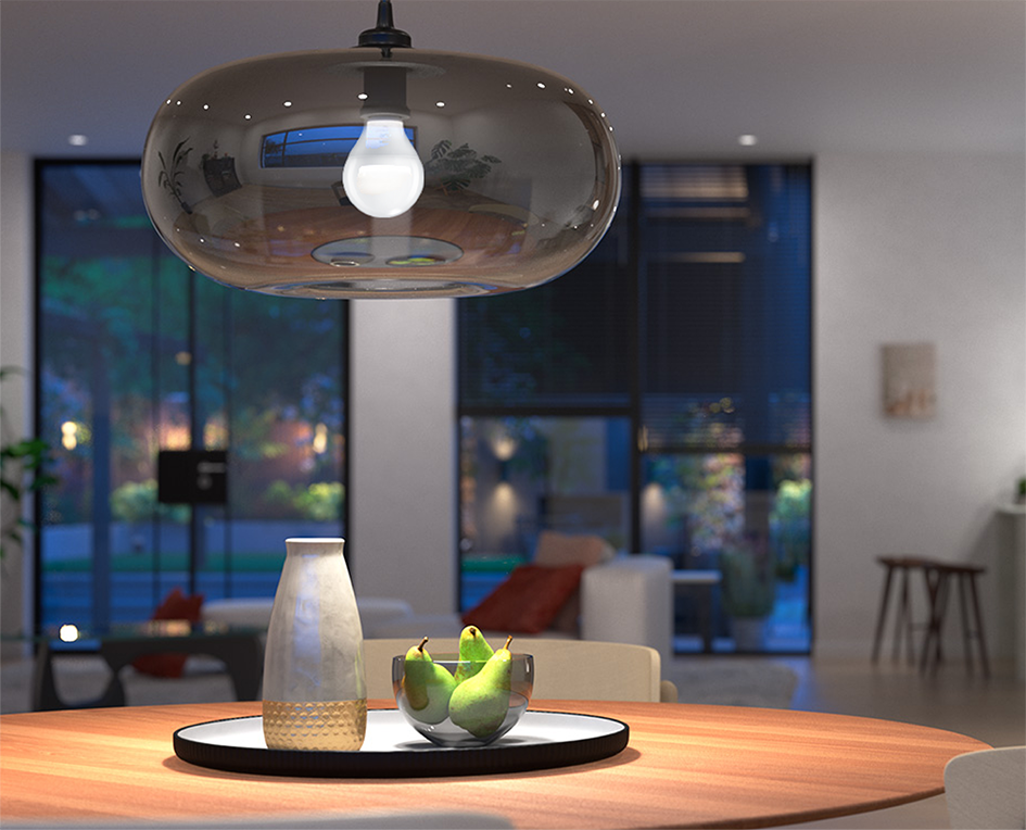 Bóng đèn LED Bulb RGB 9W tròn của FPT Smart Home không có khả năng ra lệnh bật tắt bằng giọng nói